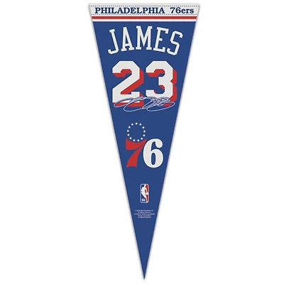 WinCraft LeBron James Philadelphia 76ers 12" x 30" Premium Pennant