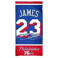 WinCraft LeBron James Philadelphia 76ers 30" x 60" Spectra Beach Towel