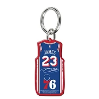 WinCraft LeBron James Philadelphia 76ers Premium Acrylic Key Ring