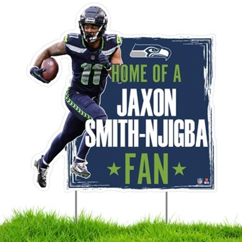 Jaxon Smith-Njigba Seattle Seahawks 22" x 19" Player Lawn Sign