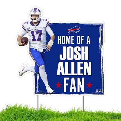 Josh Allen Buffalo Bills 22" x 19" Player Lawn Sign