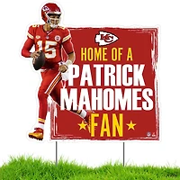 Patrick Mahomes Kansas City Chiefs 22" x 19" Player Lawn Sign