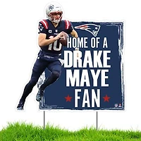 Drake Maye New England Patriots 22" x 19" Player Lawn Sign