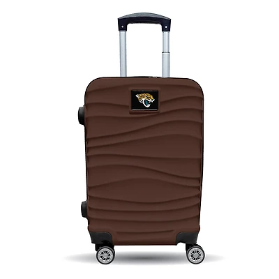 MOJO Jacksonville Jaguars Brown Color Blitz Carry-On Hardcase Spinner Luggage