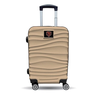 MOJO Chicago Bears Tan Color Blitz Carry-On Hardcase Spinner Luggage