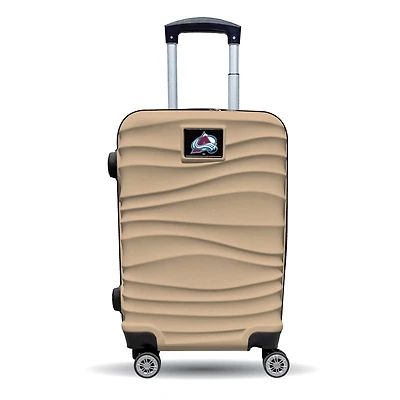 MOJO Colorado Avalanche Tan Color Blitz Carry-On Hardcase Spinner Luggage