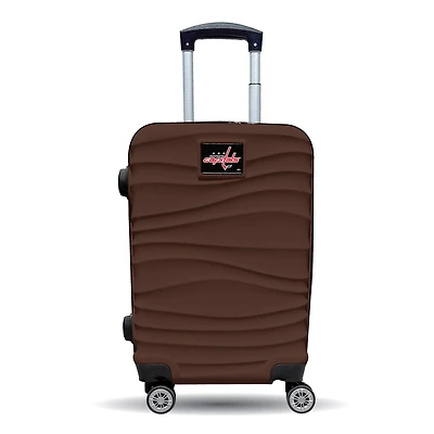 MOJO Washington Capitals Brown Color Blitz Carry-On Hardcase Spinner Luggage