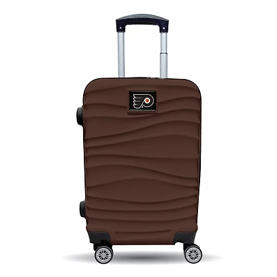 MOJO Philadelphia Flyers Brown Color Blitz Carry-On Hardcase Spinner Luggage