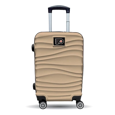 MOJO Philadelphia Flyers Tan Color Blitz Carry-On Hardcase Spinner Luggage