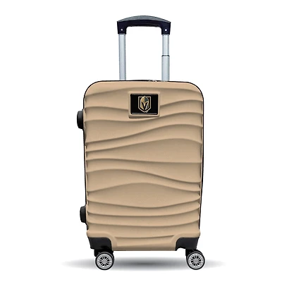 MOJO Vegas Golden Knights Tan Color Blitz Carry-On Hardcase Spinner Luggage