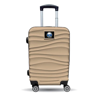 MOJO Buffalo Sabres Tan Color Blitz Carry-On Hardcase Spinner Luggage