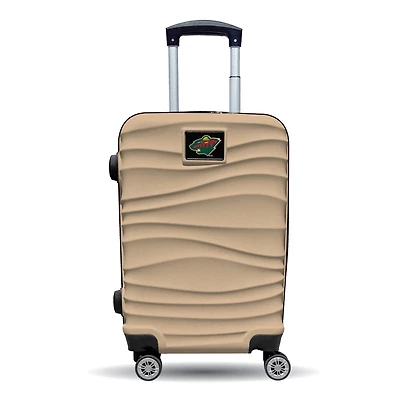 MOJO Minnesota Wild Tan Color Blitz Carry-On Hardcase Spinner Luggage