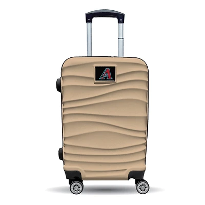 MOJO Arizona Diamondbacks Tan Color Blitz Carry-On Hardcase Spinner Luggage