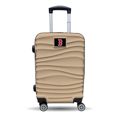 MOJO Boston Red Sox Tan Color Blitz Carry-On Hardcase Spinner Luggage
