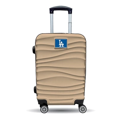 MOJO Los Angeles Dodgers Tan Color Blitz Carry-On Hardcase Spinner Luggage