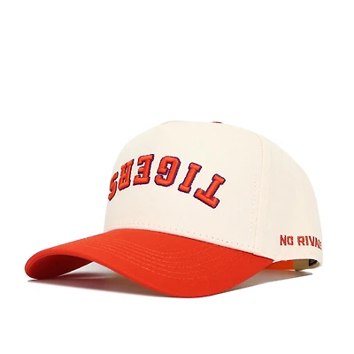 Unisex No Rivals Natural/Orange Clemson Tigers Upside Down Classic Colors Adjustable Hat