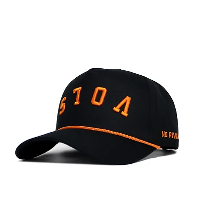 Unisex No Rivals Black Tennessee Volunteers Upside Down Rope Adjustable Hat