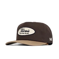 Unisex No Rivals  Brown Illinois Fighting Illini Neutral Patch Adjustable Hat