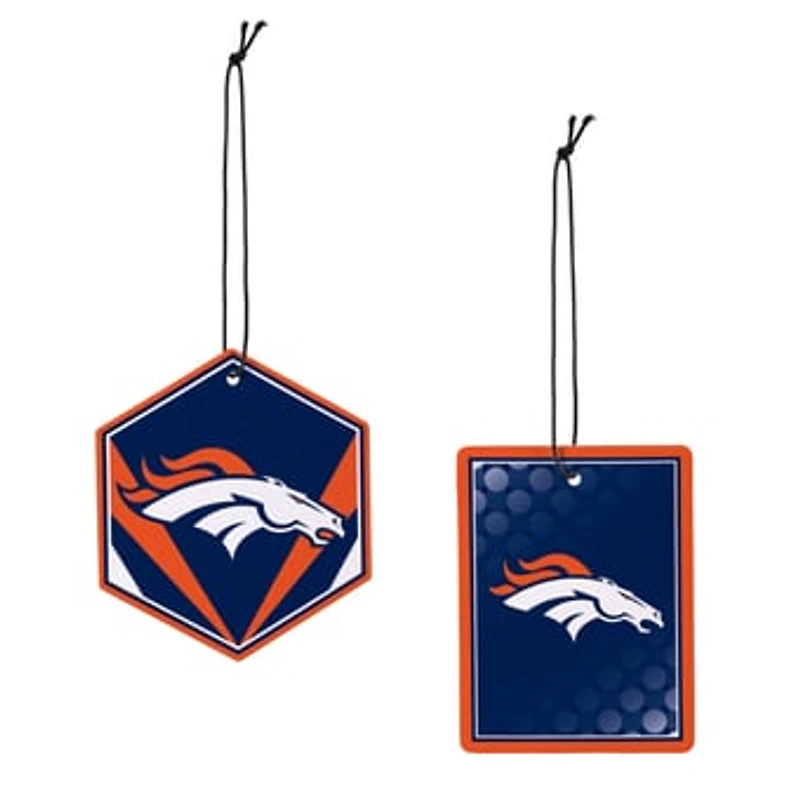 Denver Broncos Hanging Air Fresheners, Set of 4