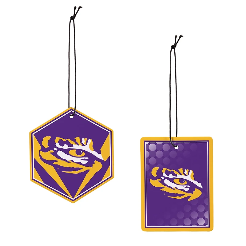 LSU Tigers Hanging Air Fresheners, Set of 4