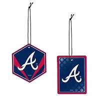 Atlanta Braves Hanging Air Fresheners, Set of 4