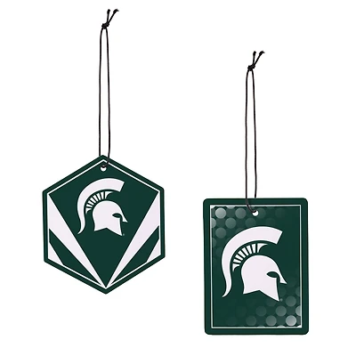 Michigan State Spartans Hanging Air Fresheners, Set of 4