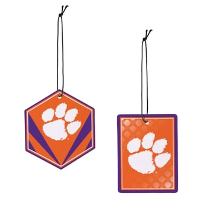 Clemson Tigers Hanging Air Fresheners, Set of 4