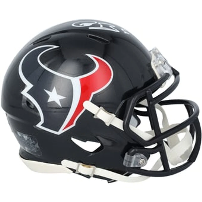 Reed Blankenship Houston Texans Autographed Riddell Speed Mini Helmet