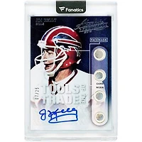 Jim Kelly Buffalo Bills Autographed 2013 Panini Absolute Tools Of The Trade Game Worn Face Mask Relics #11 #7/25 Card
