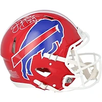 Jim Kelly Buffalo Bills Autographed Riddell 1987-2001 Throwback Speed Authentic Helmet with "HOF 02" Inscription
