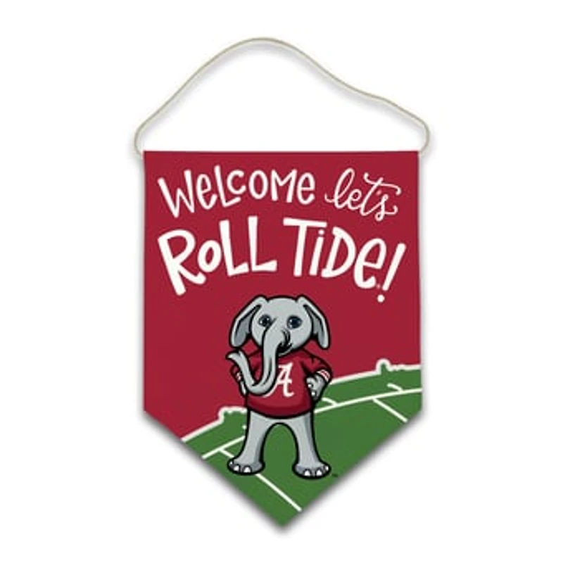 Alabama Crimson Tide Welcome Canvas Hanger