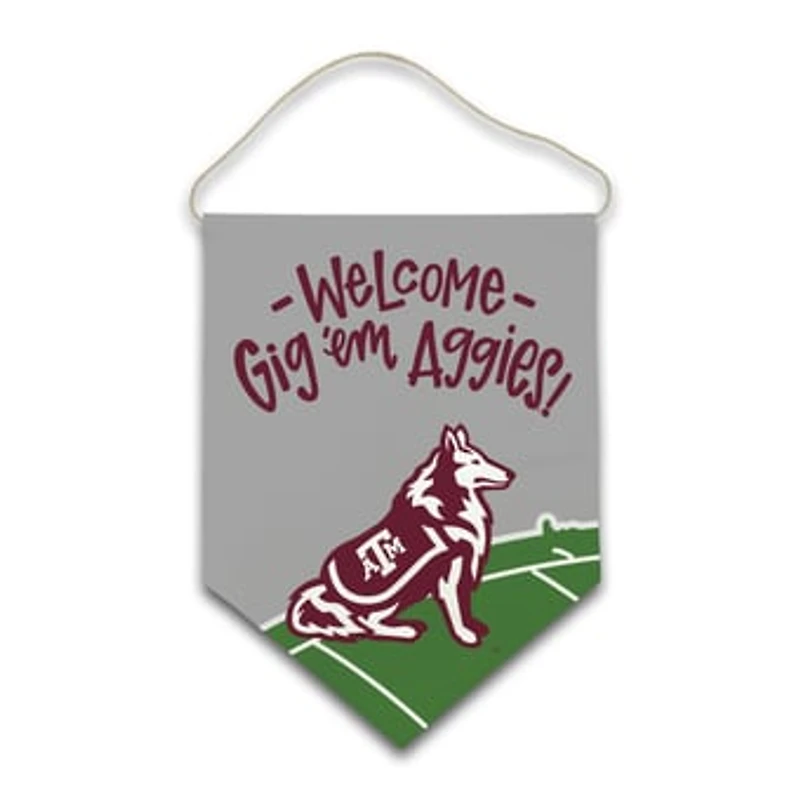 Texas A&M Aggies Welcome Canvas Hanger
