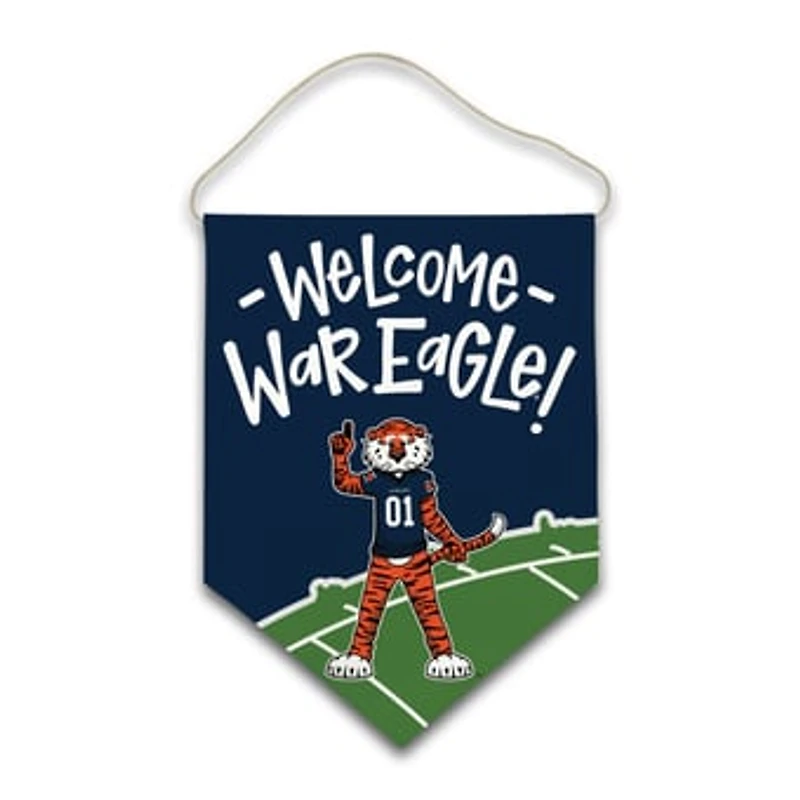 Auburn Tigers Welcome Canvas Hanger