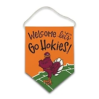 Virginia Tech Hokies Welcome Canvas Hanger