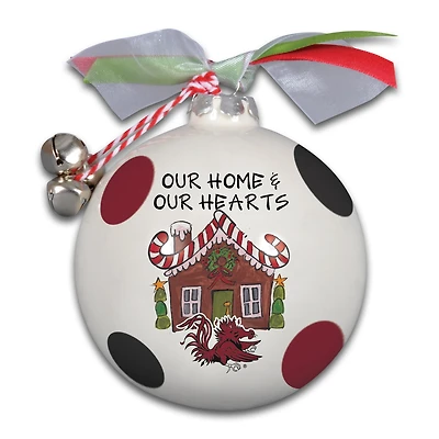 South Carolina Gamecocks Home & Hearts Ornament
