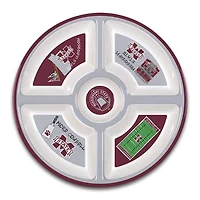 Mississippi State Bulldogs Five-Section Melamine Platter