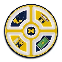 Michigan Wolverines Five-Section Melamine Platter
