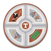 Texas Longhorns Five-Section Melamine Platter
