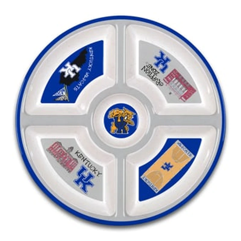 Kentucky Wildcats Five-Section Melamine Platter