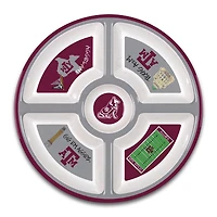 Texas A&M Aggies Five-Section Melamine Platter
