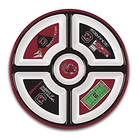 South Carolina Gamecocks Five-Section Melamine Platter