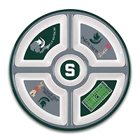 Michigan State Spartans Five-Section Melamine Platter