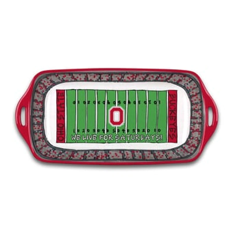 Ohio State Buckeyes Melamine Stadium Platter
