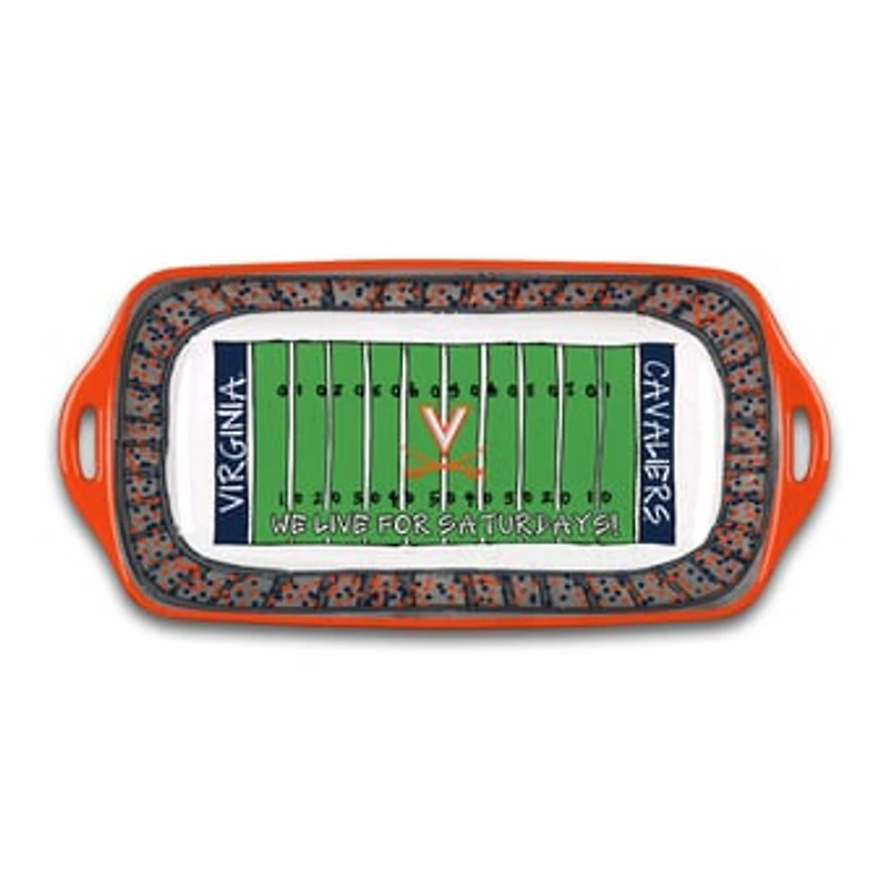 Virginia Cavaliers Melamine Stadium Platter