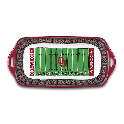 Oklahoma Sooners Melamine Stadium Platter
