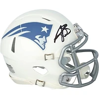 A.J. Brown New England Patriots Autographed Riddell Rivalry Speed Mini Helmet