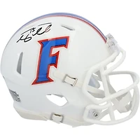 Tim Tebow Florida Gators Autographed Riddell 2015 White Speed Mini Helmet