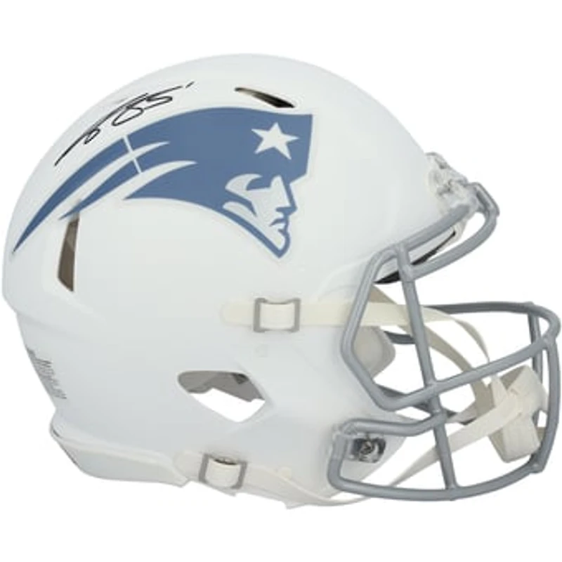 A.J. Brown New England Patriots Autographed Riddell Rivalry Speed Authentic Helmet