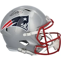 A.J. Brown New England Patriots Autographed Riddell Speed Replica Helmet