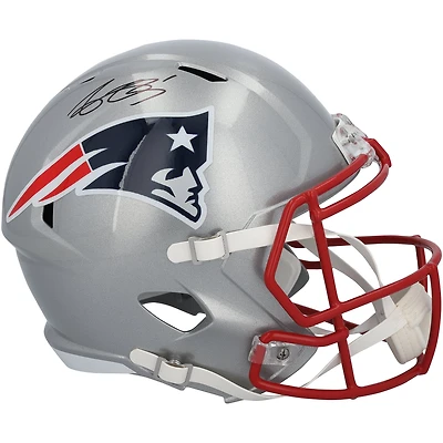 A.J. Brown New England Patriots Autographed Riddell Speed Replica Helmet